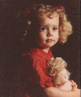 Carmen's daughter Andrea at age 2