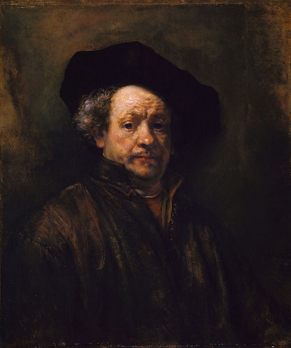 Rembrandt self-portrait, 1660