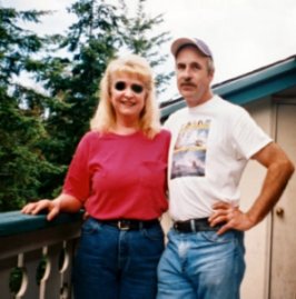 Bob Blevins and Gayla Prociv on another porch. Bob Blevins and Gayla Prociv on another porch.