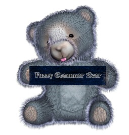Fuzzy Grammar Bear, by Crystalwizard Fuzzy Grammar Bear, by Crystalwizard